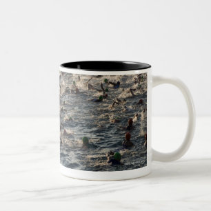 Kailua Kona stor ö, Hawaii, USA Två-Tonad Mugg
