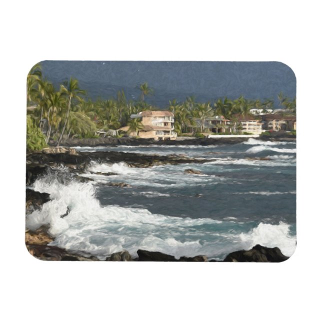 Kailua-Kona Vågar Magnet (Horisontell)