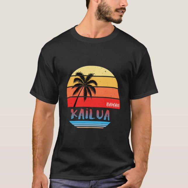 Kailua Oahu Hawaii Gift T Shirt (Framsida)