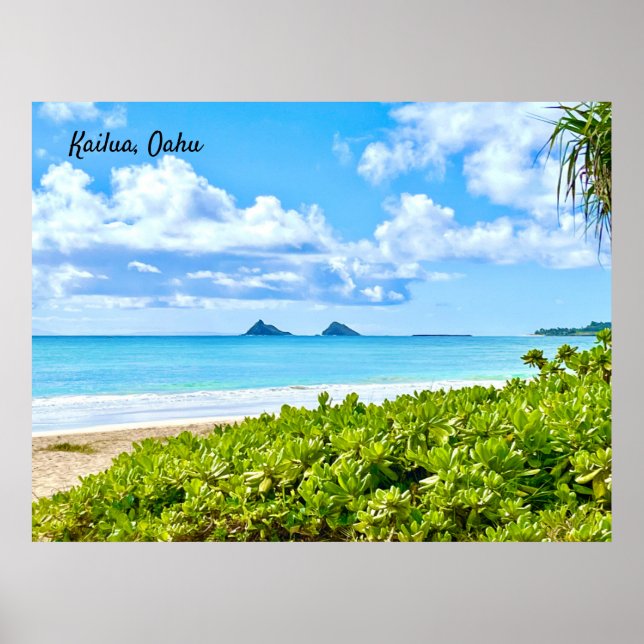 Kailua, Oahu Poster (Framsidan)