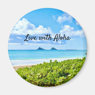 Kailua, Oahu Square Magnet