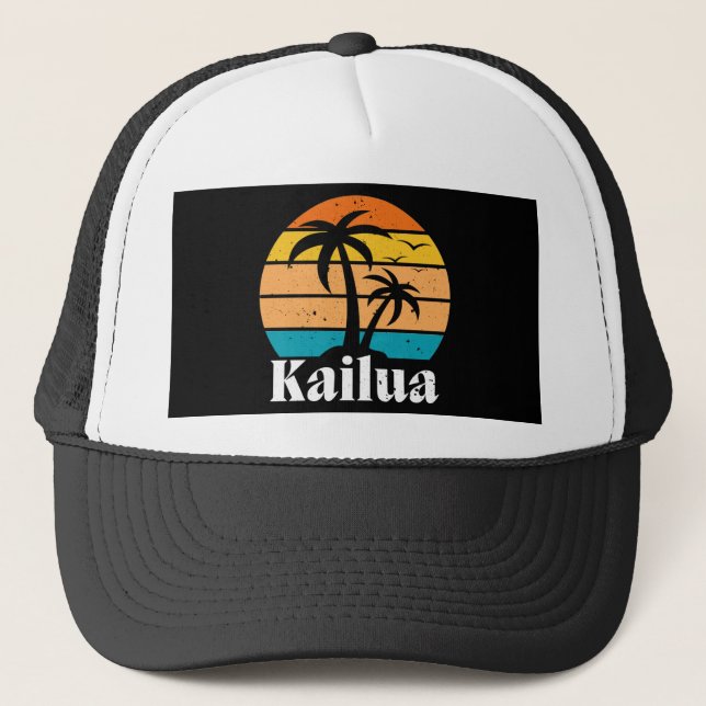 Kailua Retro-Vintage Keps (Framsida)