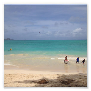 Kailua strand fototryck