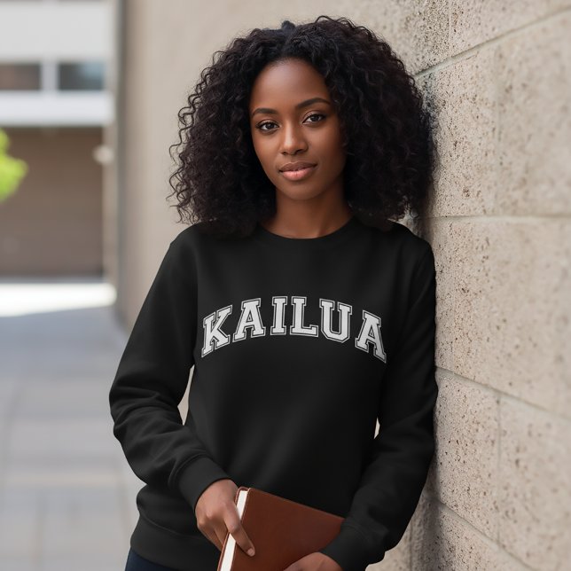 KAILUA Universitetspullover Amerika College Lång Ärmad Tröja (Skapare uppladdad)