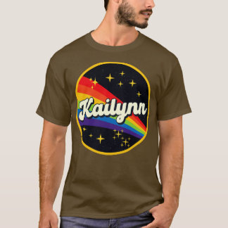 Kailynn Rainbow in Space Vintage Stil T Shirt