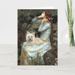 Kairn Terrier 4 - Ophelia Sittat Helgkort
