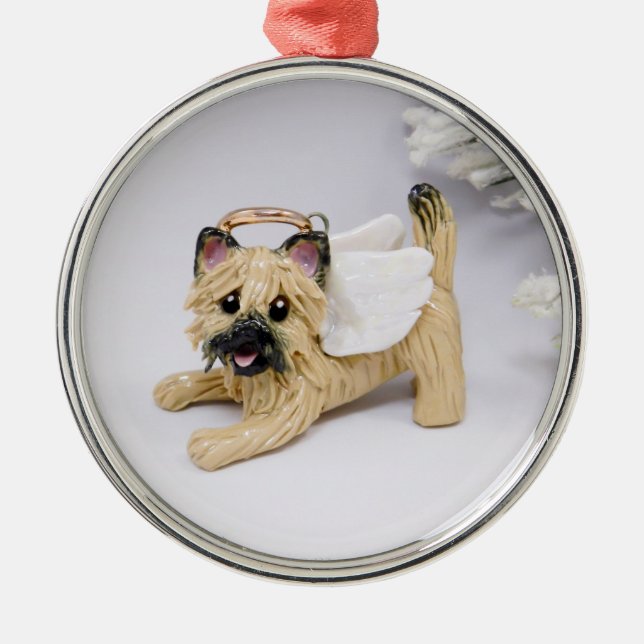 Kairn Terrier Angel jul Ornament  (Framsidan)