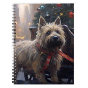 Kairn Terrier jul jul, helgsäsong Anteckningsbok