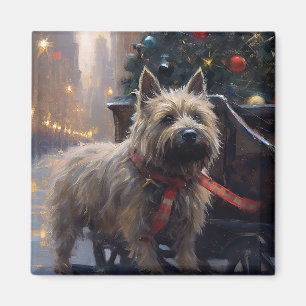 Kairn Terrier jul jul, helgsäsong Magnet