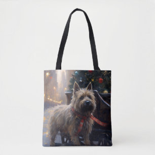 Kairn Terrier jul jul, helgsäsong Tygkasse