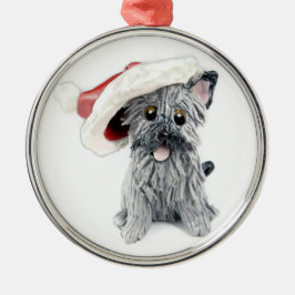 Kairn Terrier jul Ornament Grått