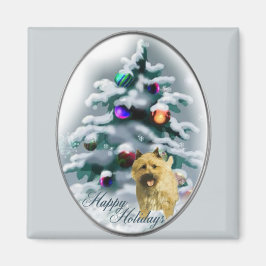 Kairn Terrier-julgåvor Magnet