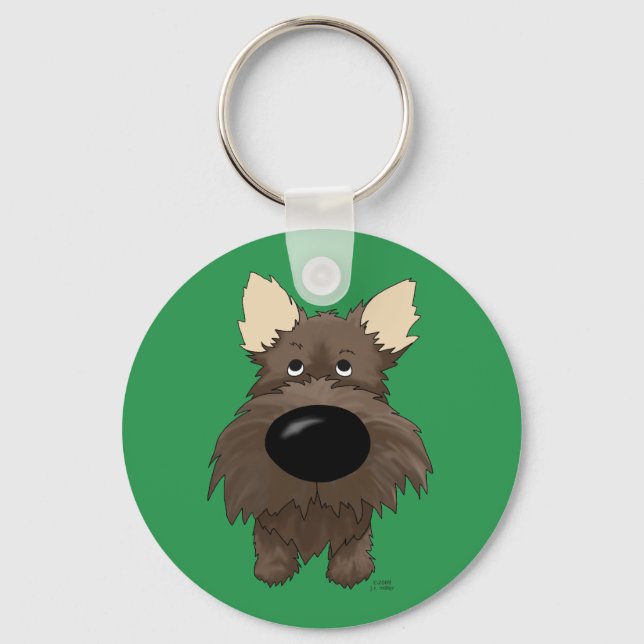 Kairn Terrier Keychain Nyckelring (Framsida)