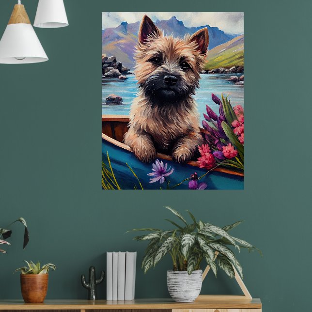 Kairn Terrier på en Paddle: En kristen Äventyr Poster (Vardagsrum 1)