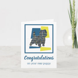 Kairn Terrier Puppy Grattiss Greeting Card Kort