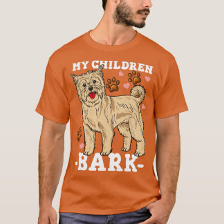 Kairn Terrier Rolig hund ägare i Pappa Mamma Älska T Shirt