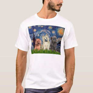 Kairn Terriers (3) - Starry Natt Tee