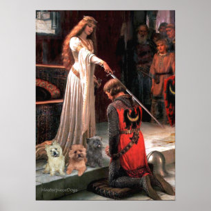 Kairn Terriers (tre) - Accolade Poster