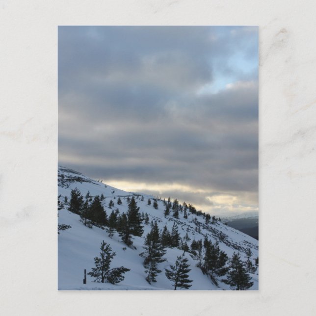 Kairngorms berg vykort (Framsida)