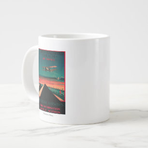 Kairo - Bagdad - Karachi Luft Vintage affisch Jumbo Mugg