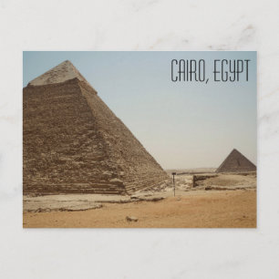 Kairo, Egypten De stora pyramiderna  Vykort