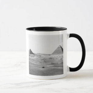 Kairo Egypten, Giza Pyramiderna Mugg