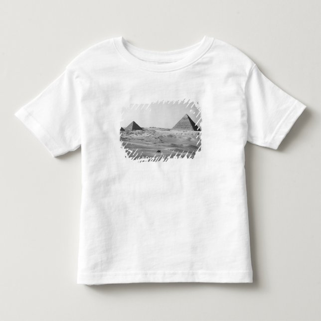 Kairo Egypten, Giza Pyramiderna Tee (Framsida)