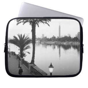 Kairo Egypten, Längs Nilen Laptop Fodral