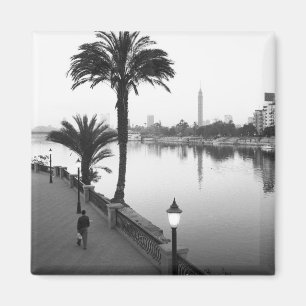 Kairo Egypten, Längs Nilen Magnet