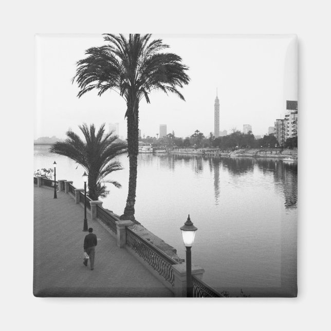 Kairo Egypten, Längs Nilen Magnet (Framsidan)