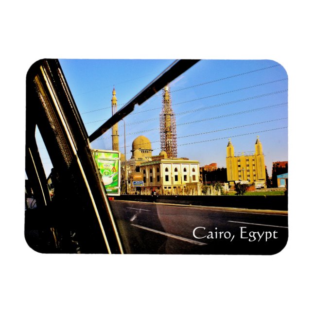 Kairo, Egypten Magnet (Horisontell)