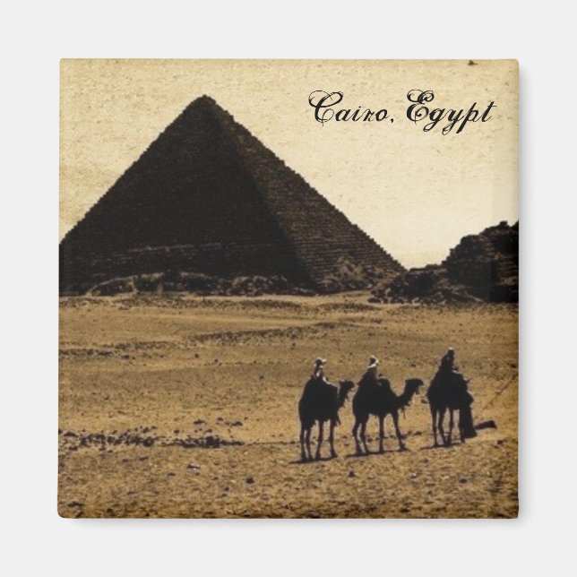 Kairo, Egypten Magnet (Framsidan)