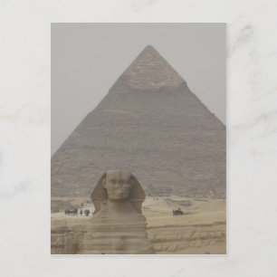 Kairo Egypten Pyramid/Sphynx vykort
