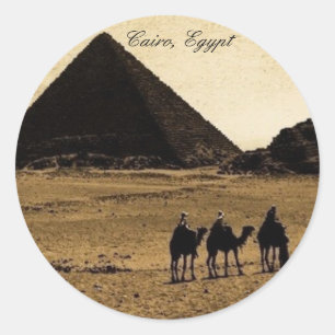 Kairo, Egypten Runt Klistermärke