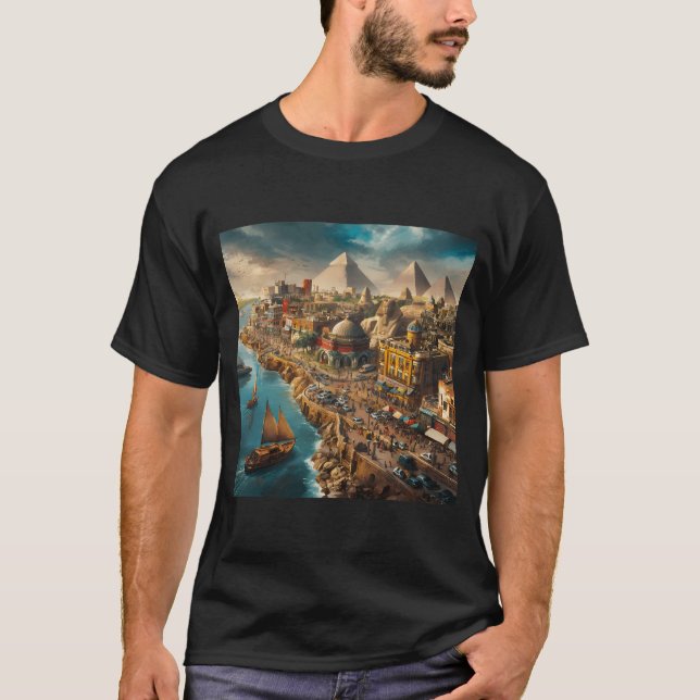 Kairo,Egypten T Shirt (Framsida)