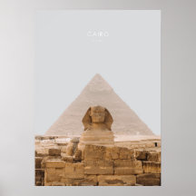 Kairo, Egypten Travel Artwork