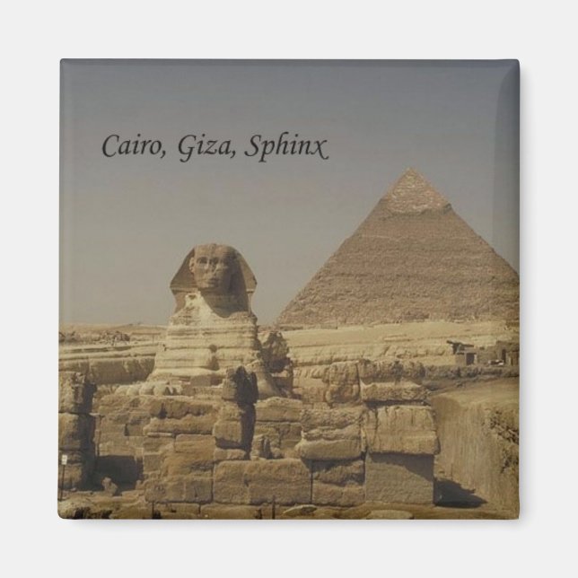 Kairo, Giza, Sphinx (St.K.) Magnet (Framsidan)