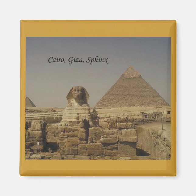 Kairo, Giza, Sphinx (St.K.) Magnet (Framsidan)