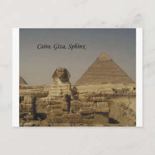 Kairo, Giza, Sphinx (St.K.) Vykort