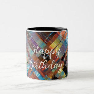 Kairo Grattis på födelsedagen Mugg! Två-Tonad Mugg