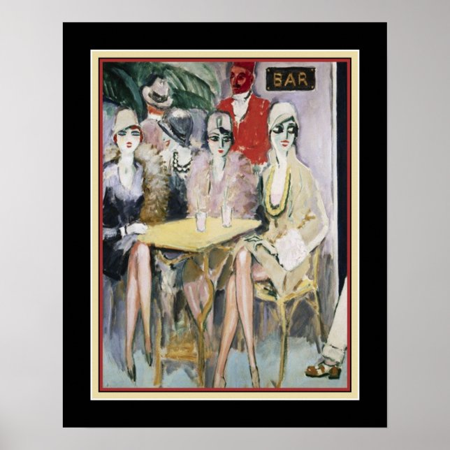 "Kairo Pub" 1920 av Kees Van Dongen Poster (Framsidan)