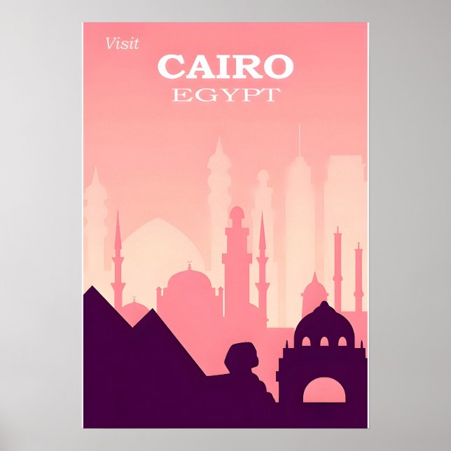 Kairo Travel Poster (Framsidan)