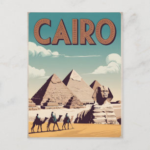 Kairo vintage vykort