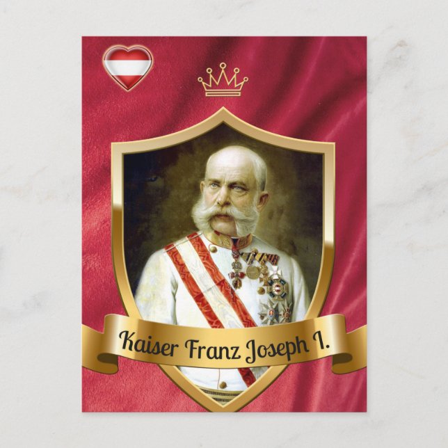 Kaiser Franz Josef Vykort (Framsida)