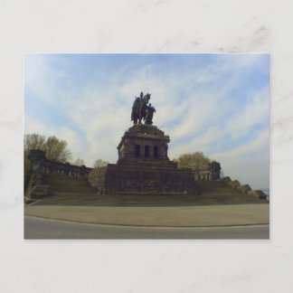 Kaiser Wilhelm, Deutsches Eck, Koblenz, Tyskland Vykort