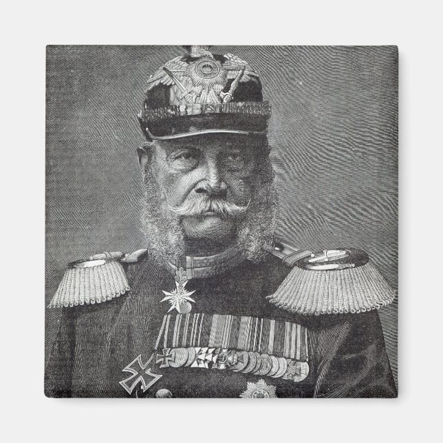 Kaiser Wilhelm från "Leisure Hour" 1888 Magnet (Framsidan)