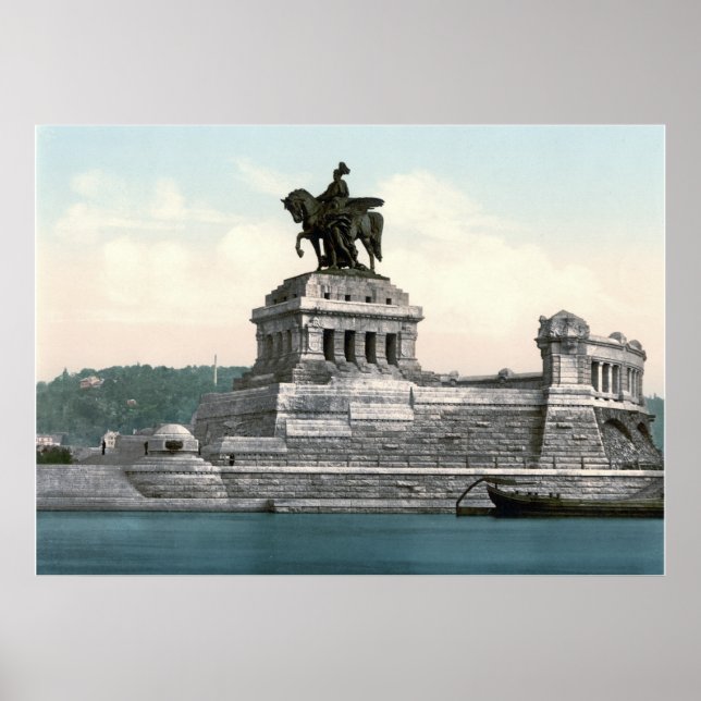 Kaiser Wilhelm I Statue Poster (Framsidan)