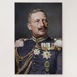 Kaiser Wilhelm II 1908 färgad Pussel