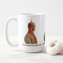 Kaiser Wilhelm II, Emperor of Tyskland Gift Mugg
