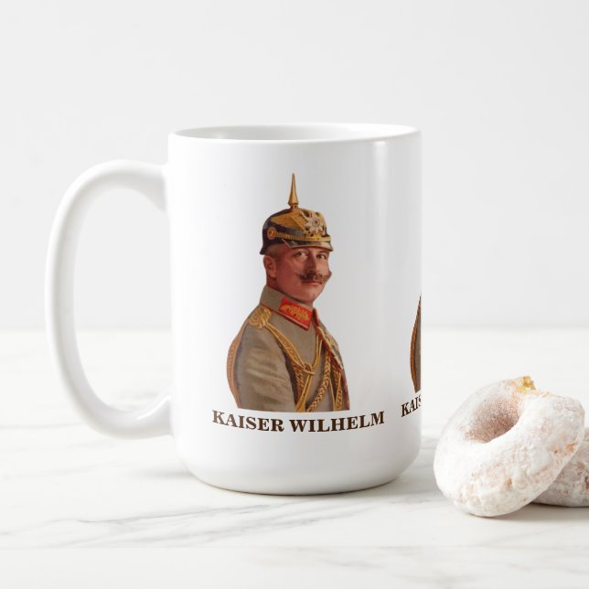 Kaiser Wilhelm II, Emperor of Tyskland Gift Mugg (Med munk)